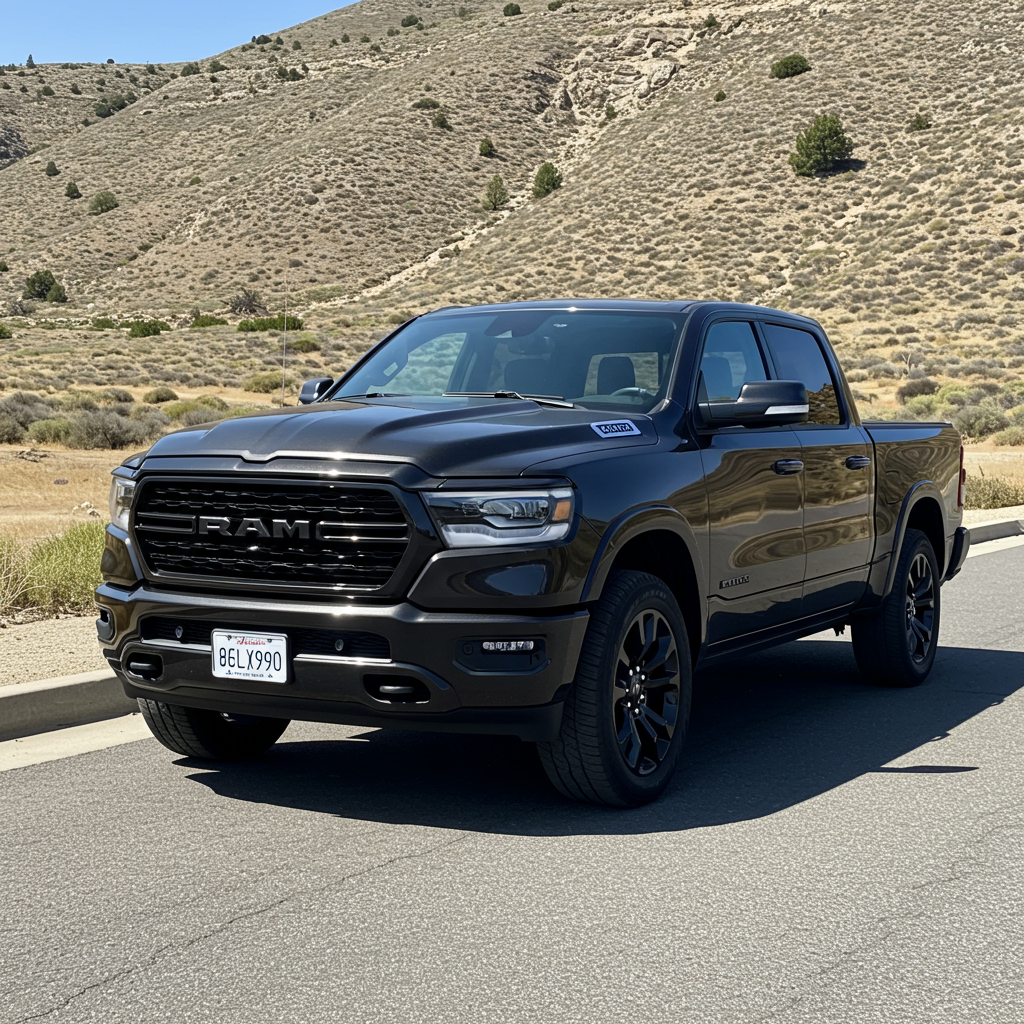Exterior view of 2025 Ram 1500 Laramie Crew 4x4.
